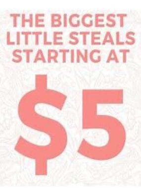 $5 LOW STARTS